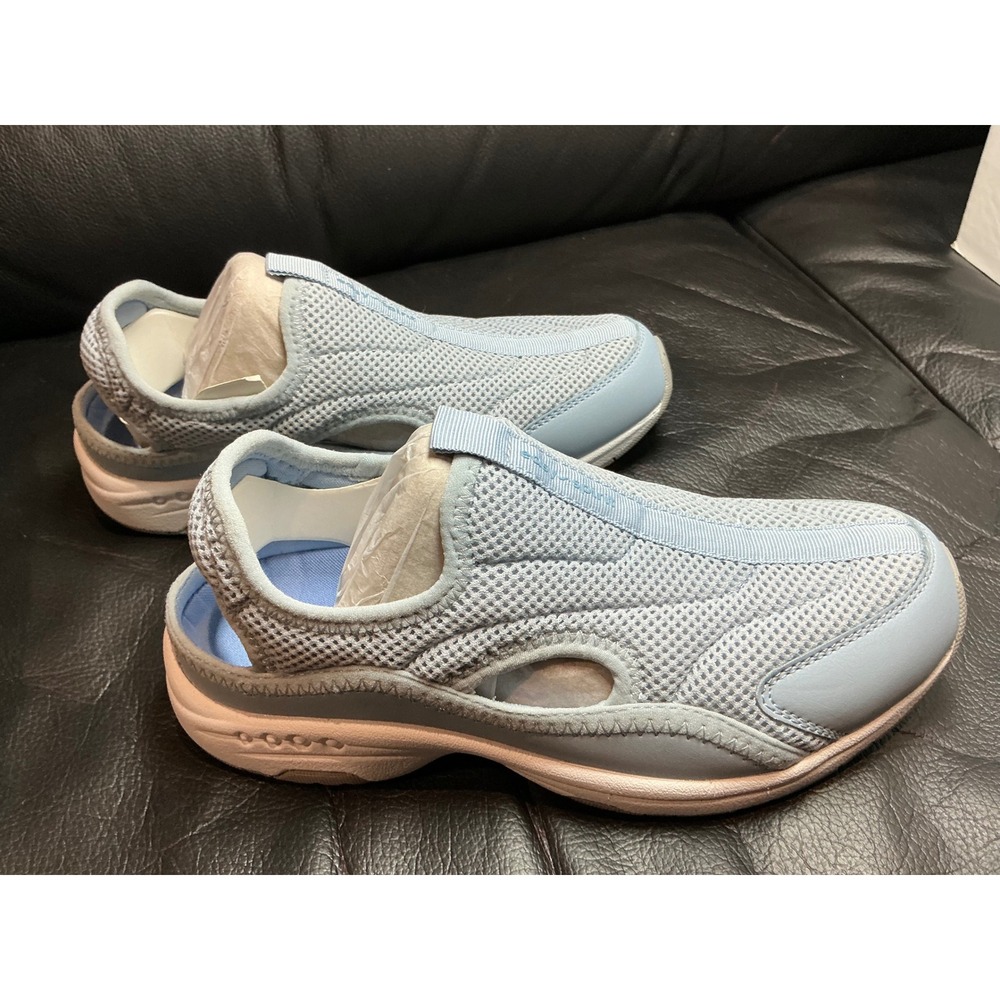 Easy Spirit Setrina 2 Mules Womens 5.5 Light Blue New Mesh Slip On Sneakers
